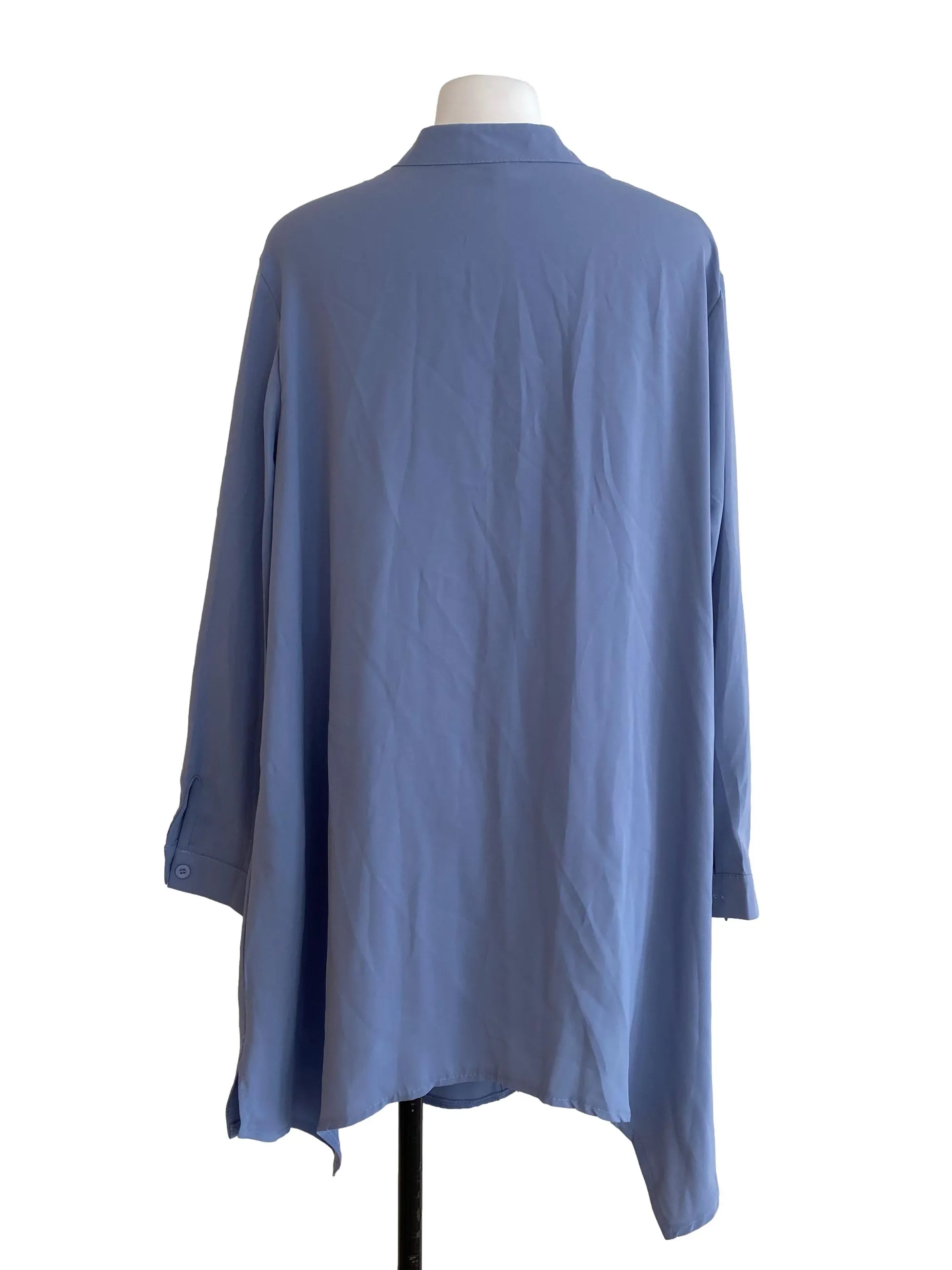 Powder Blue Long Blouse