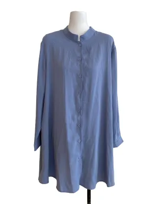 Powder Blue Long Blouse