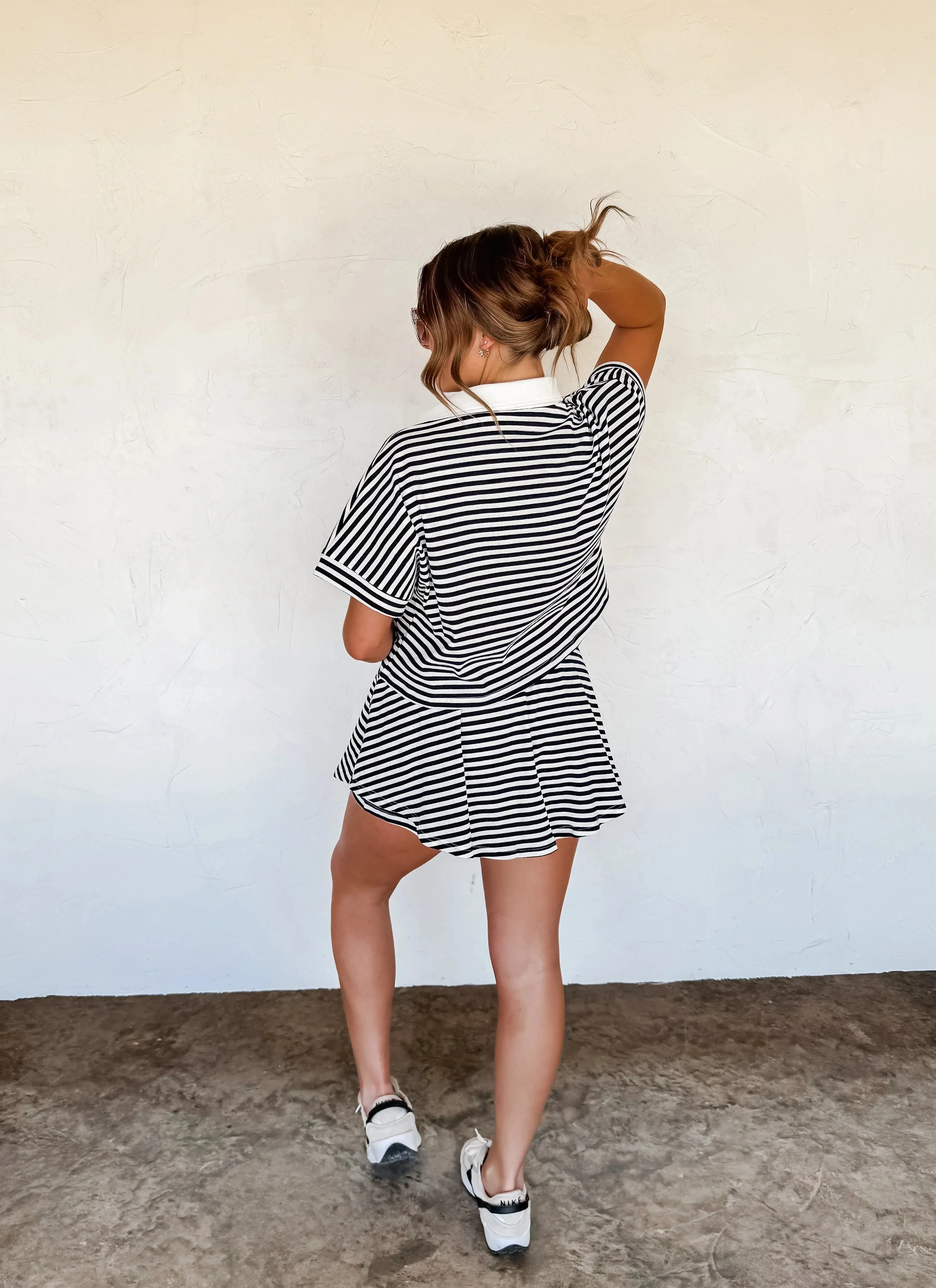 PRE-ORDER: HARBOR STRIPE SKORT SET
