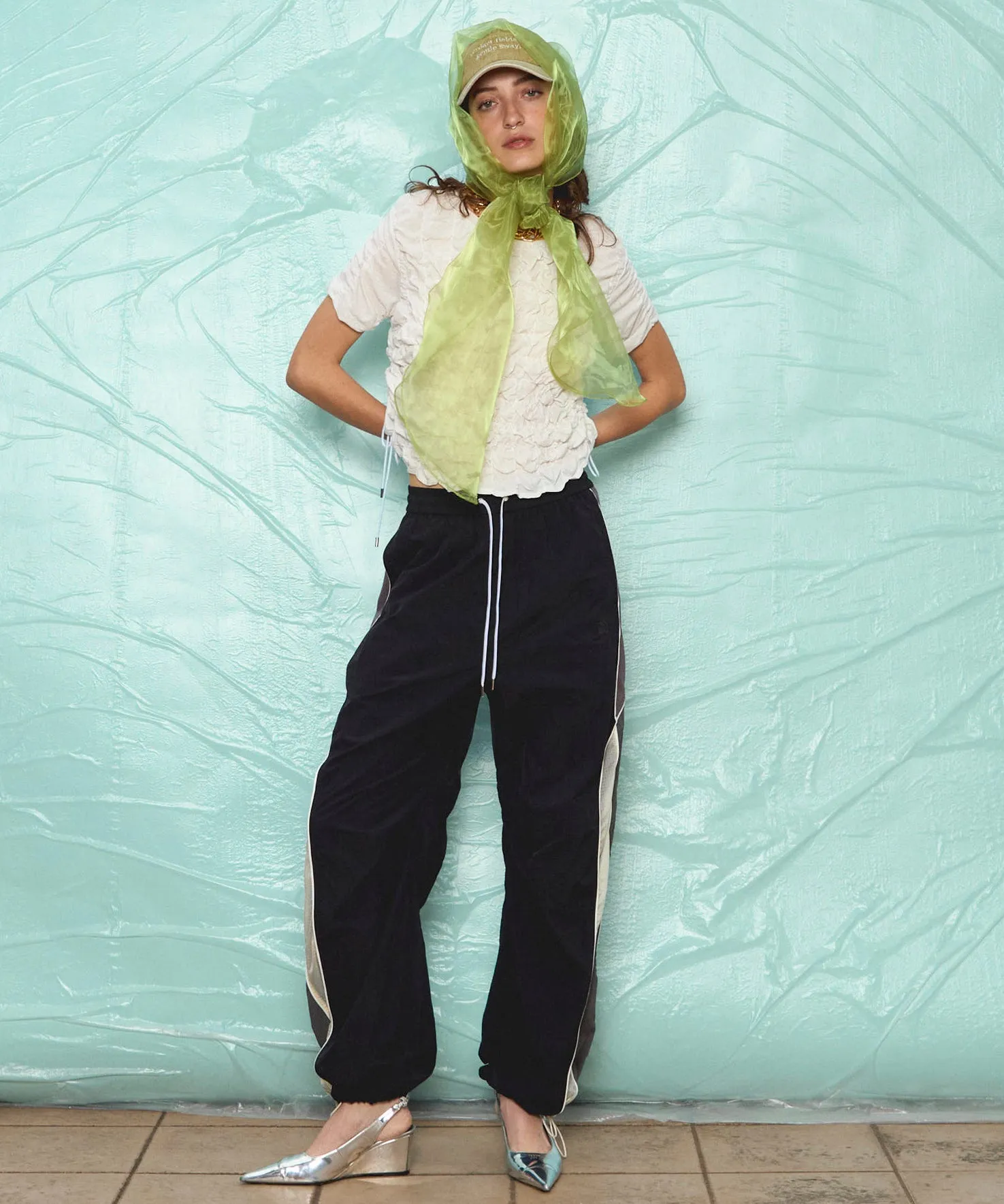 【PRE-ORDER】Color Block Sporty Pants