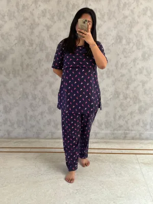 Prema  SoftCotton Maternity Top Pant Set