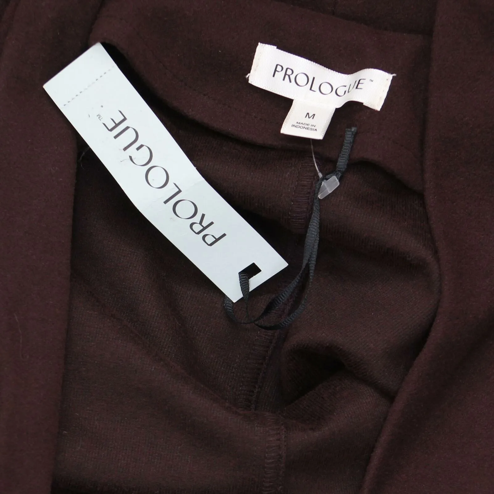 Prologue Women's Long Sleeve Wrap Coat Burgundy Medium