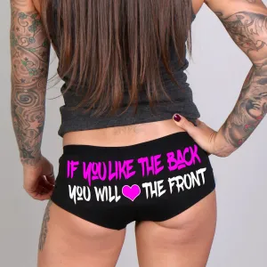 PTB7477 If You Like The Back You Will Love The Front Boy Shorts