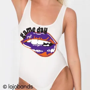 Purple & Orange Game Day Bodysuit