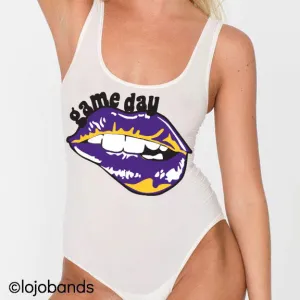 Purple & Yellow Game Day Bodysuit