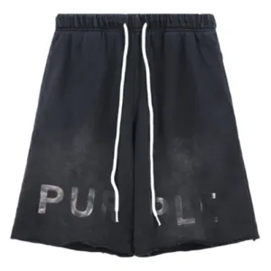 Purple Brand  Letter Logo Printed Shorts
