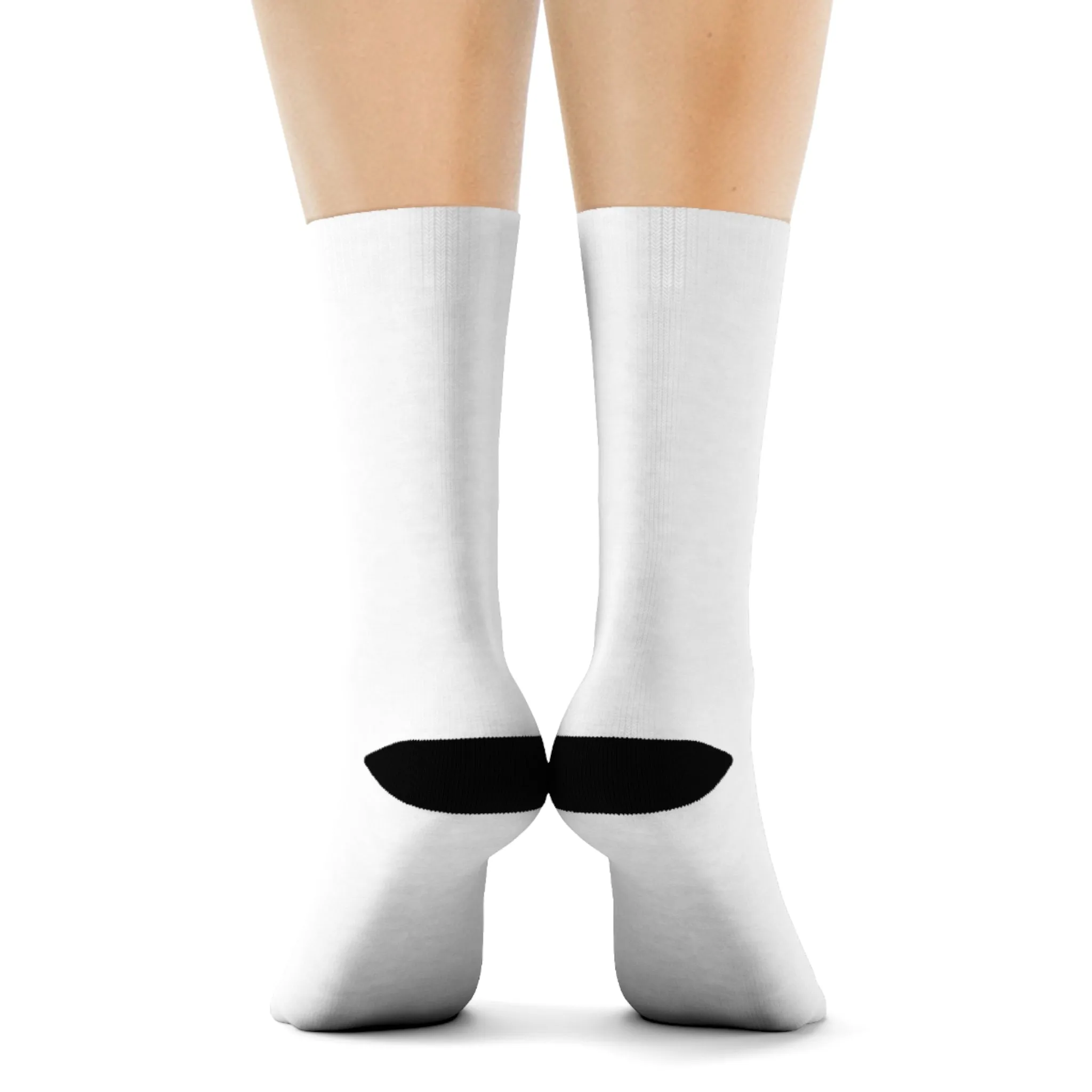 Quirky Turtle Crew Socks with Floral Design - Fun & Comfortable Footwear