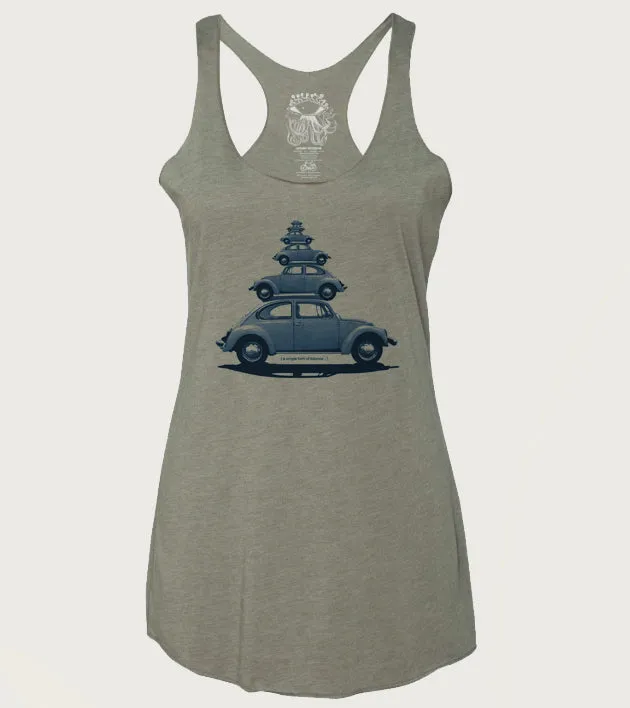 "Balance" New Design PRE ORDER Ladies Tri-Blend Racerback Tank