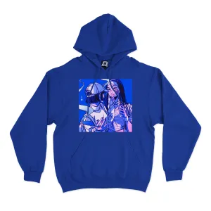 "Blue" Fleece Hoodie Cobalt Blue