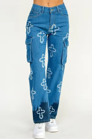 "Chrome Hearted" Jeans