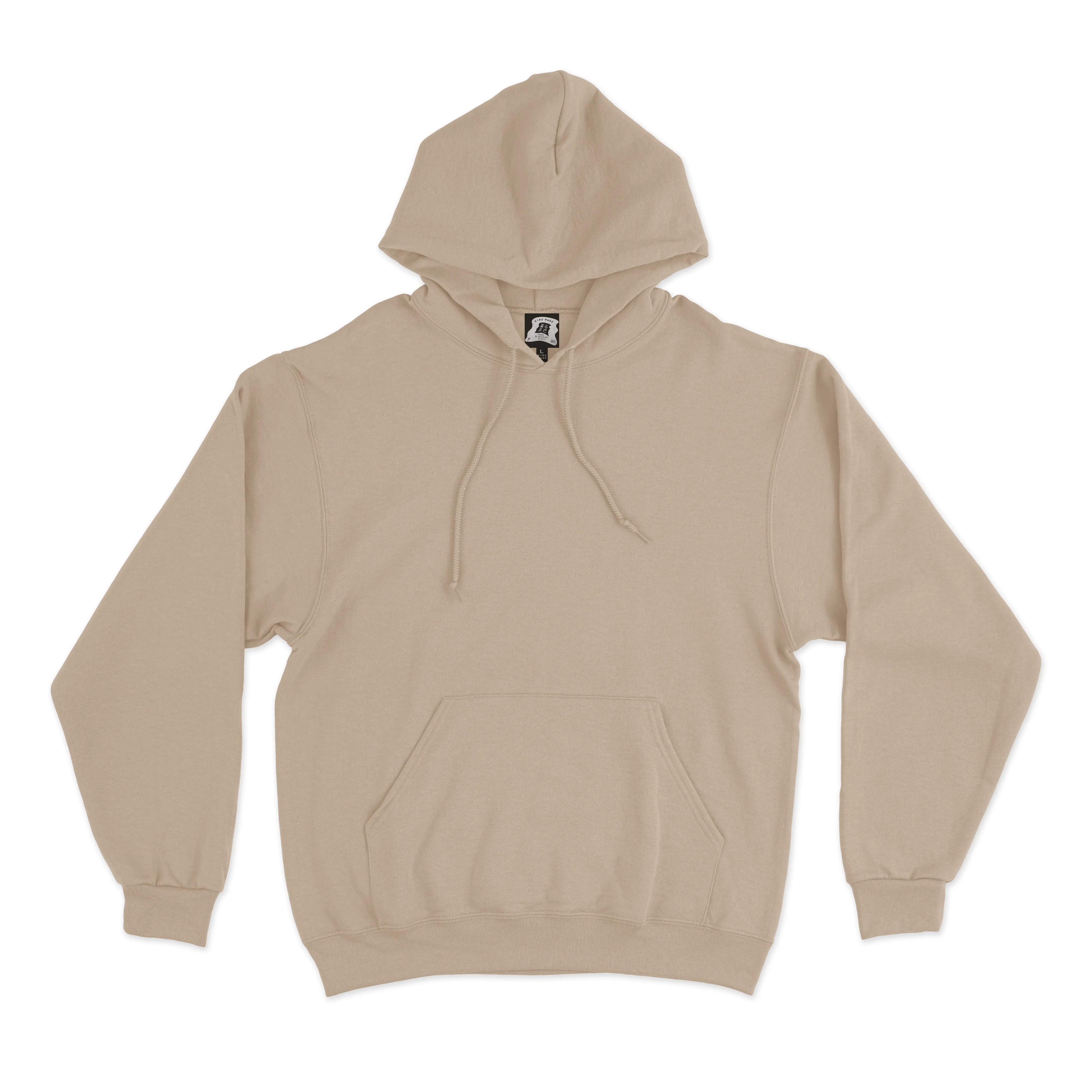 "Girl On TV" Fleece Hoodie Beige
