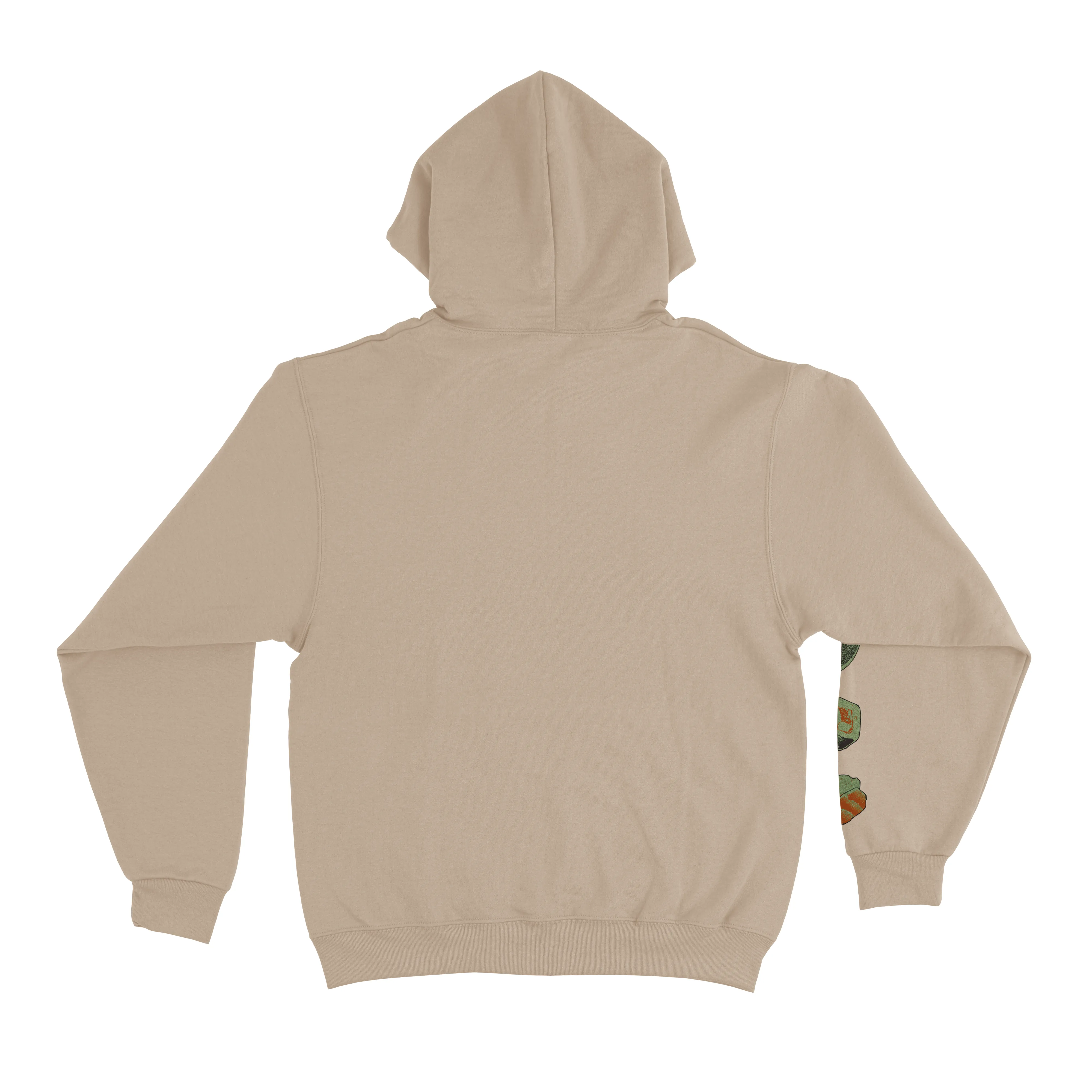 "No Dogs Allowed" Fleece Hoodie Beige