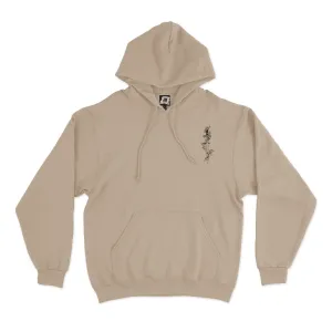 "Sword" Fleece Hoodie Beige