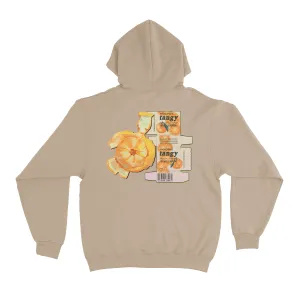 "Tangy snail" Fleece Hoodie Beige