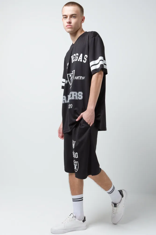 Raiders Shorts Black