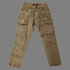 Rain Boys Cargo Jeans (Fatigue Green)