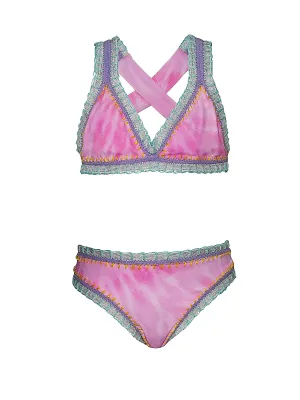 Rainbow Embroidered Bikini