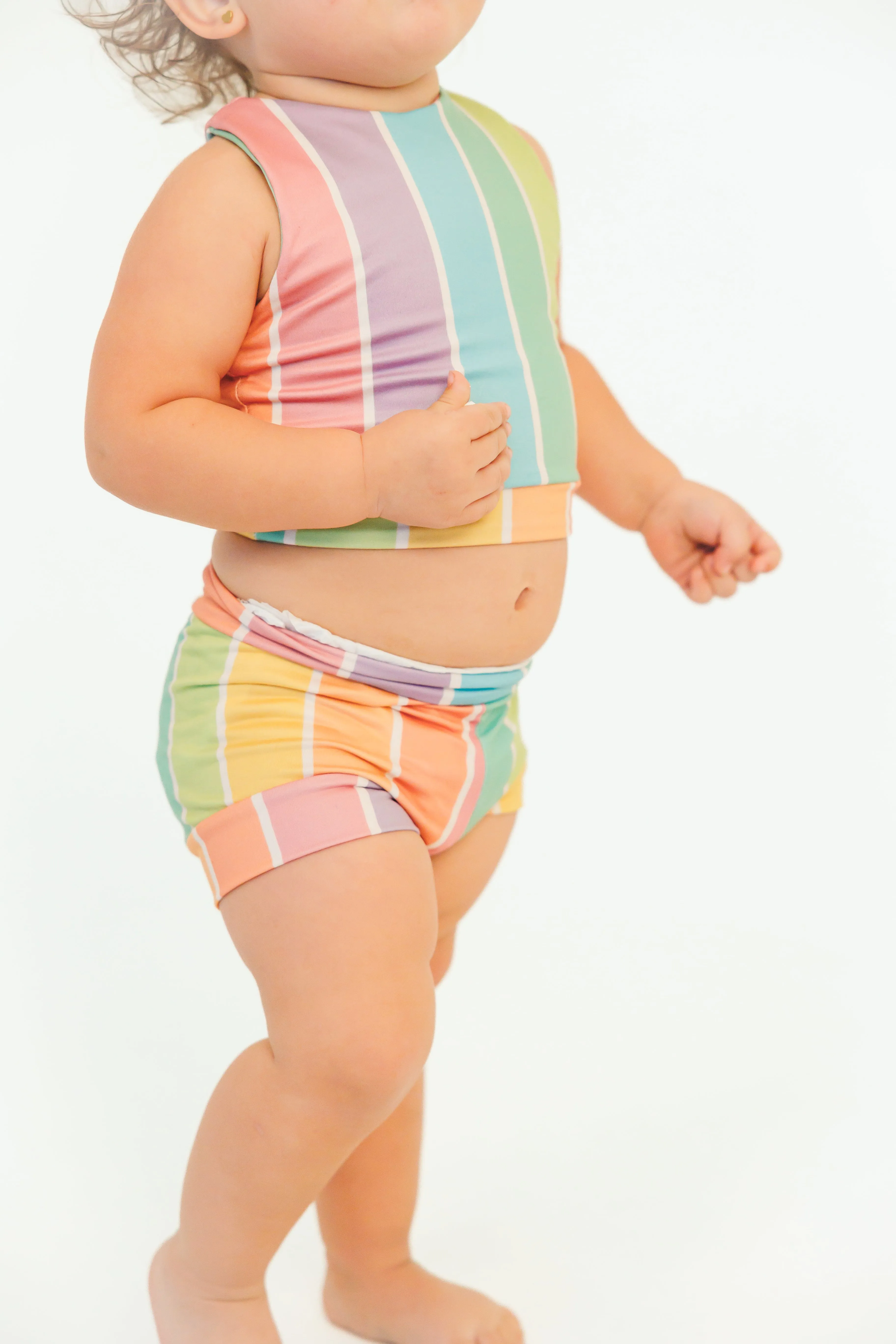 Rainbow Stripe Dance Set