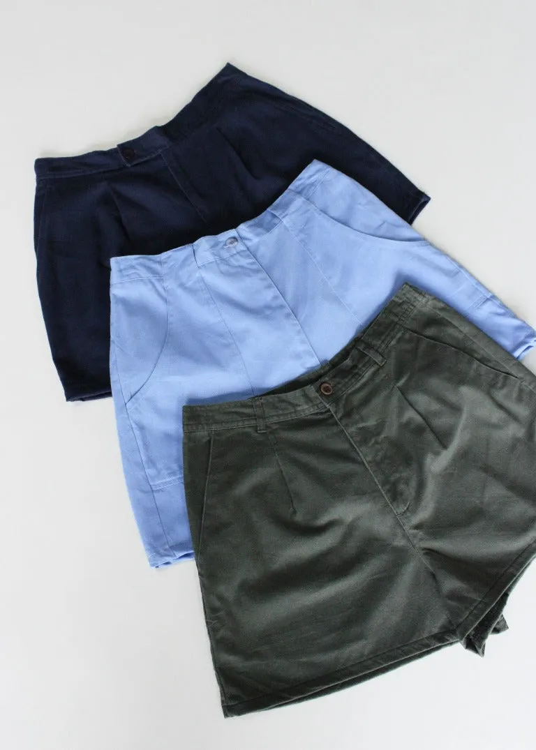 RCYCLD Hi-Waist Cotton Shorts