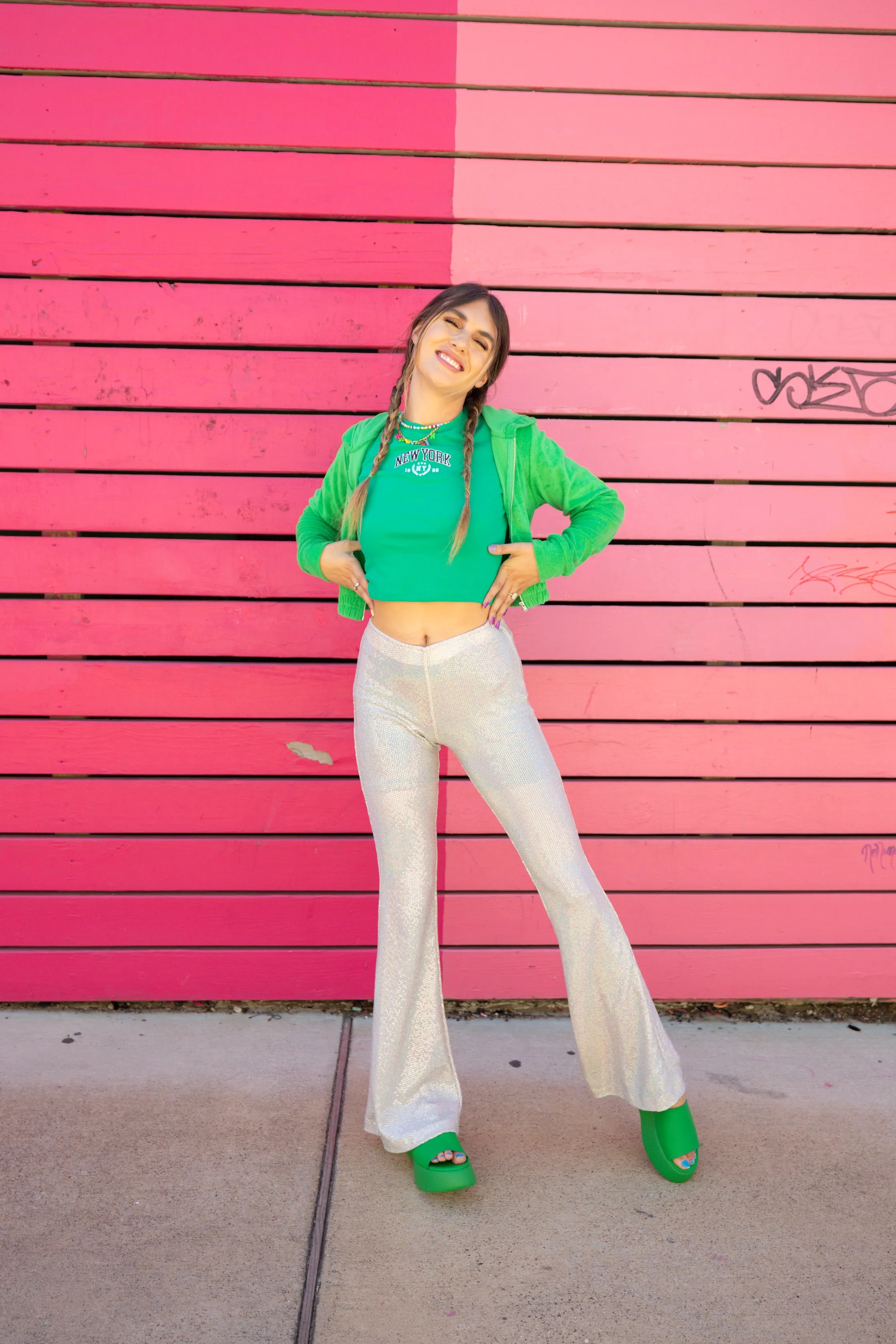 Reach for the Stars Sequin Flare Pants (S-3XL)