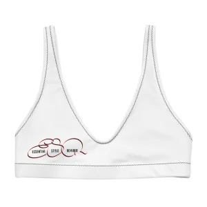Recycled padded bikini top