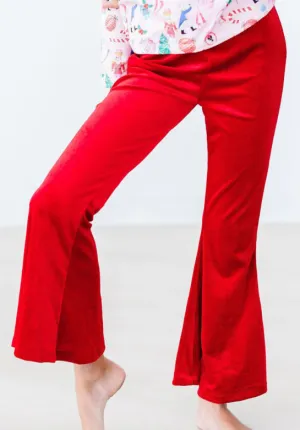 Red Velvet Bell Bottoms
