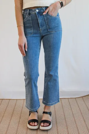 REGINA ANKLE FLARE JEANS