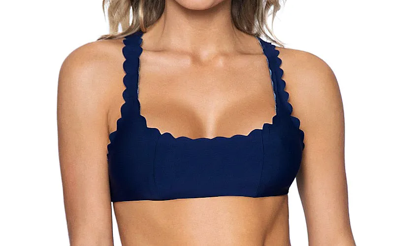 Reversible Seamless Wave Halter-Reversible Seamless Wave Bikini ::RET