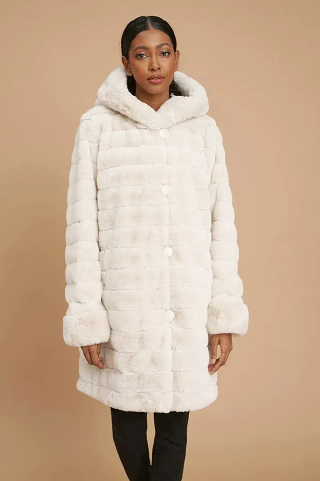 Reversible Vegan Fur Coat