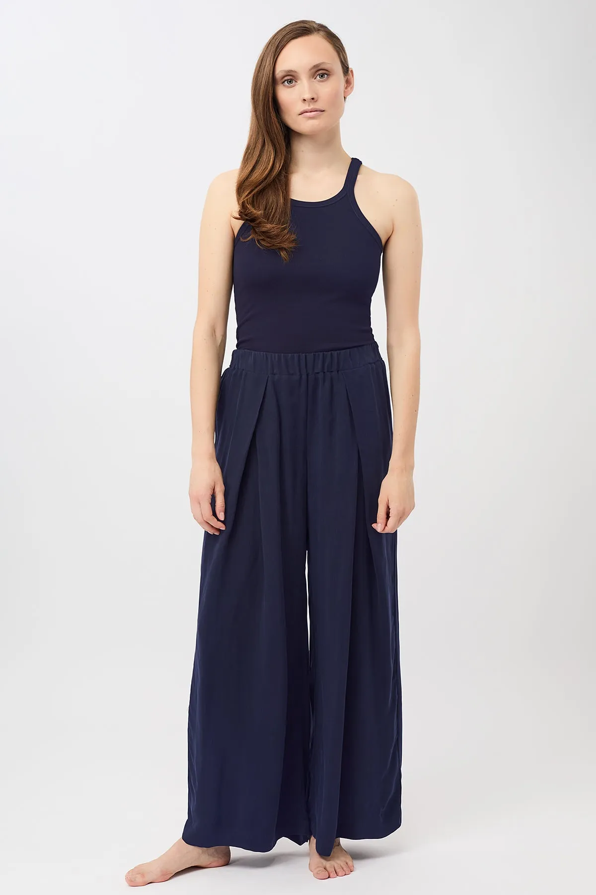 Ribbed Tank Top (Night Sky), GOTS