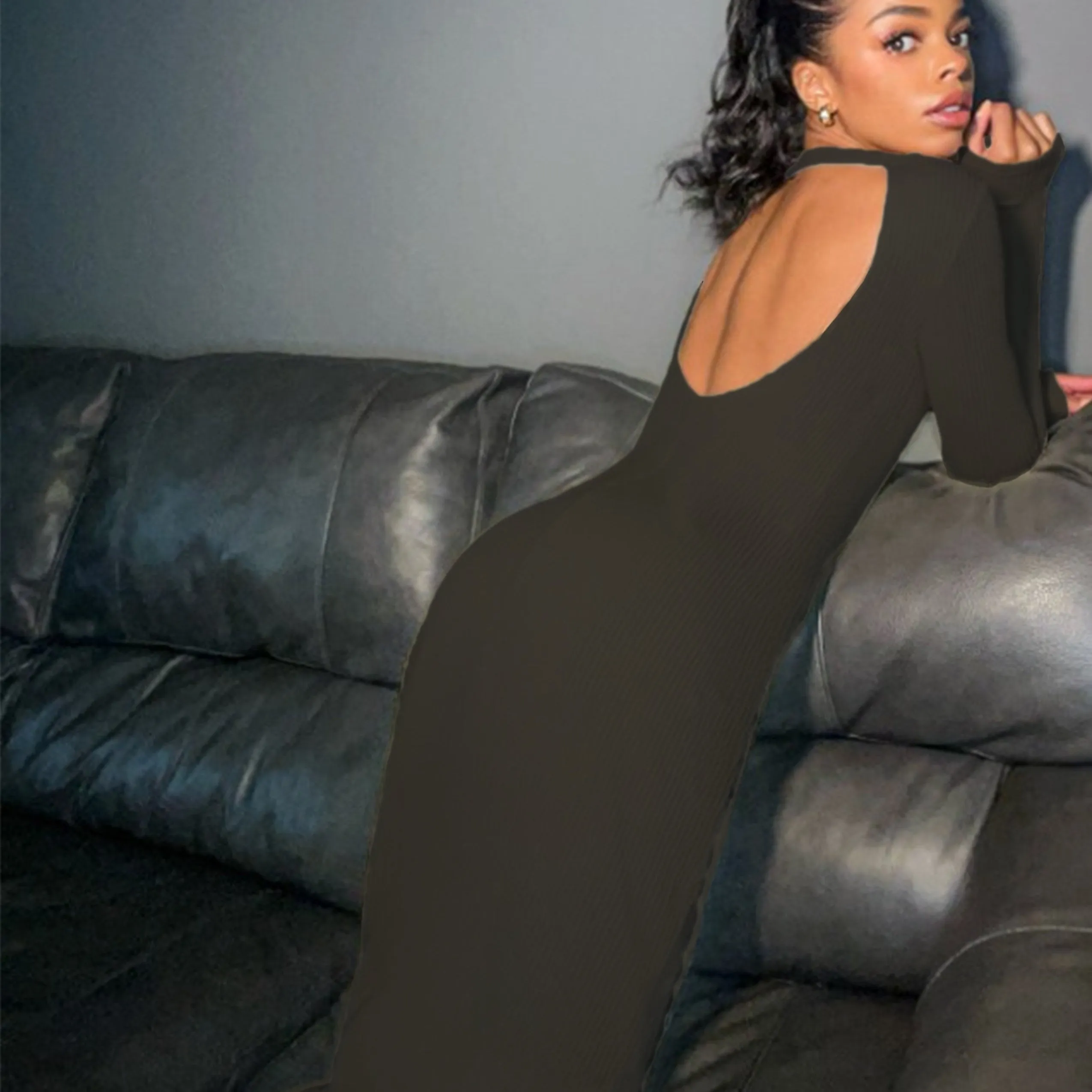 Ribbon Knit Travel Dress