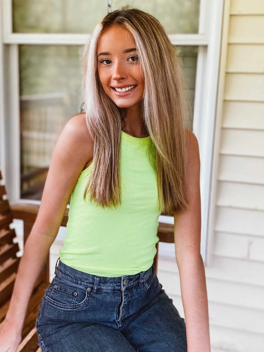 Rita-Neon Yellow Ribbed Bodysuit