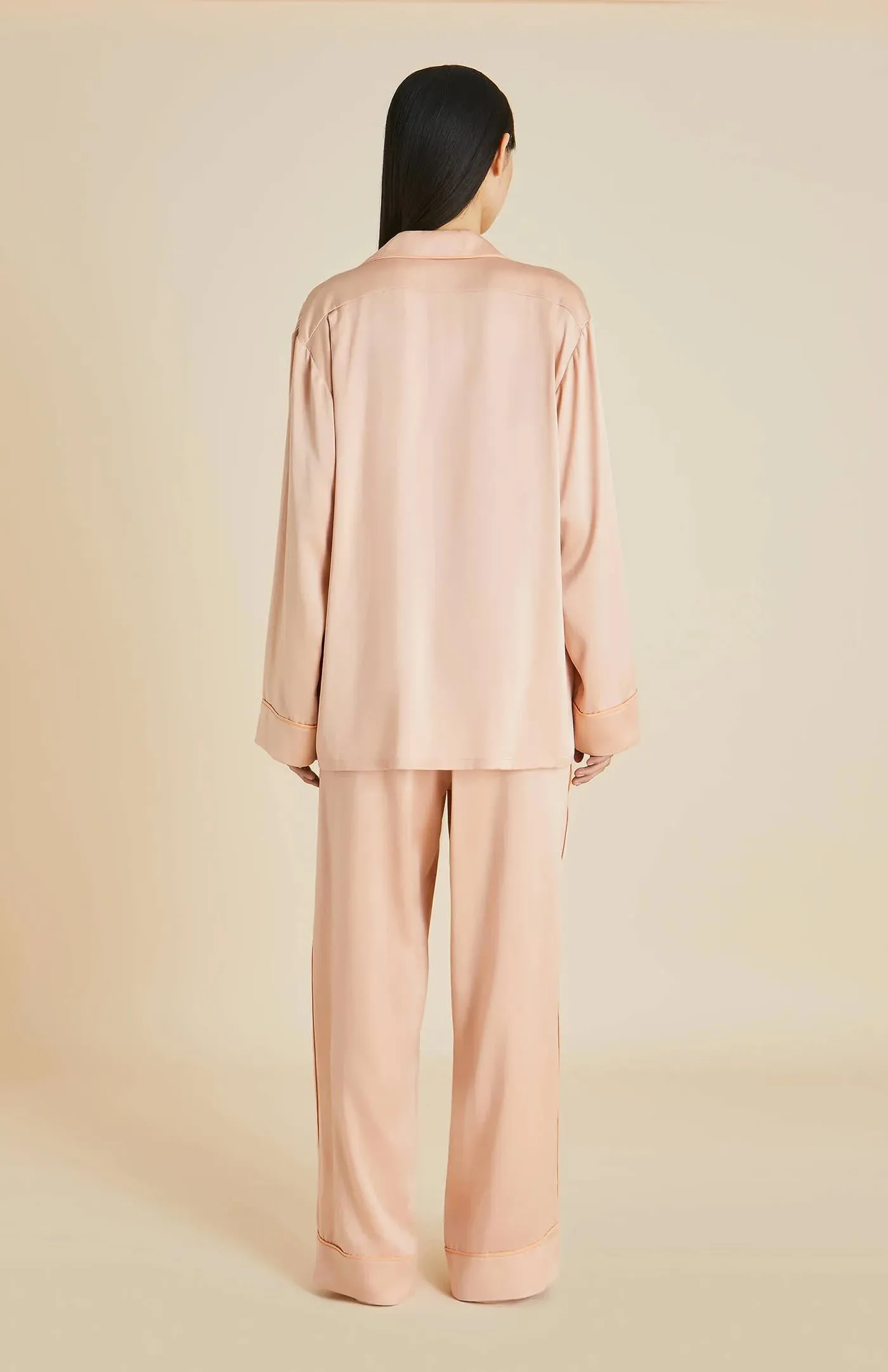 Rosé Reverie | Pink Rose Satin Loungewear Set