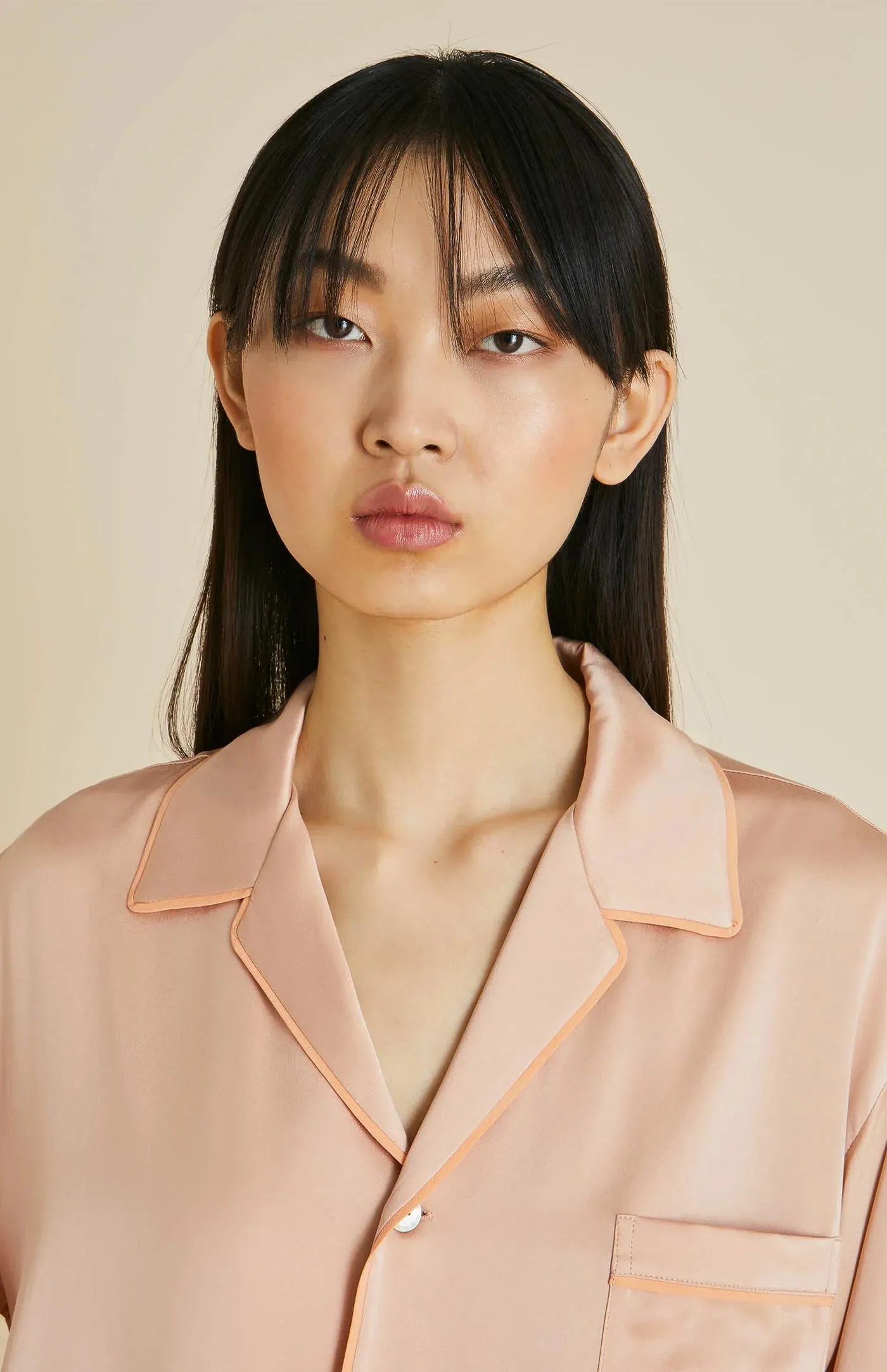 Rosé Reverie | Pink Rose Satin Loungewear Set