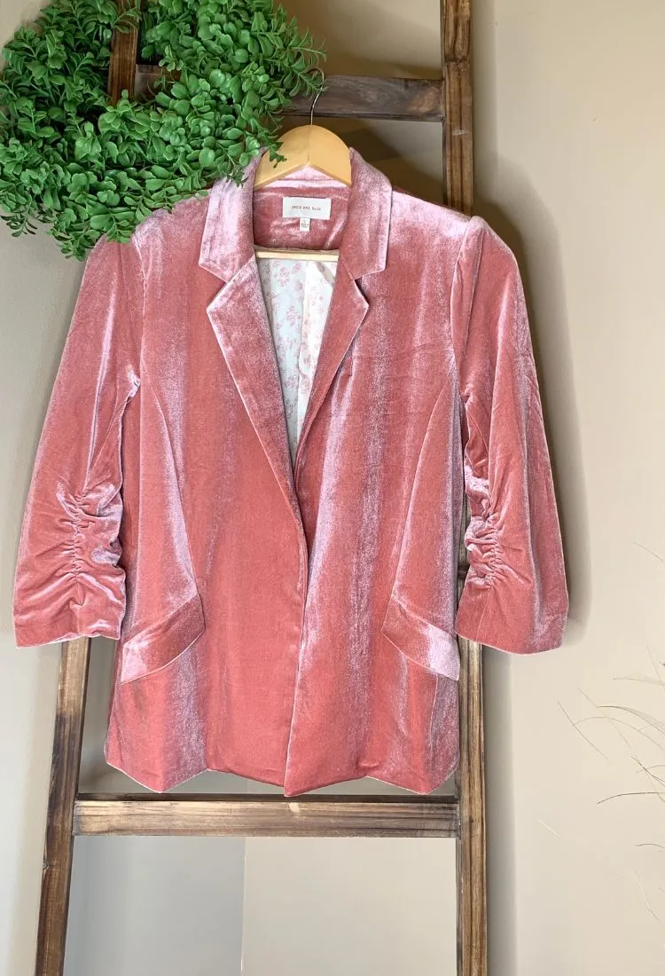 Roxy Velvet Blazer