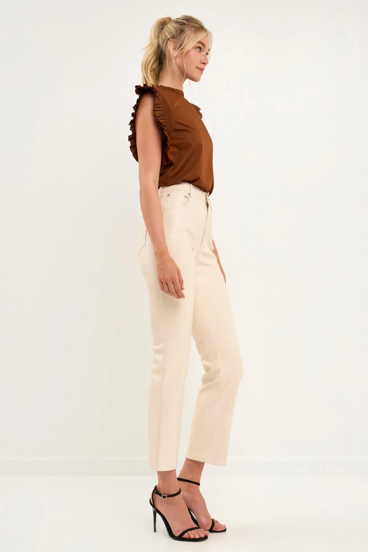 Ruffle Sleeve Top