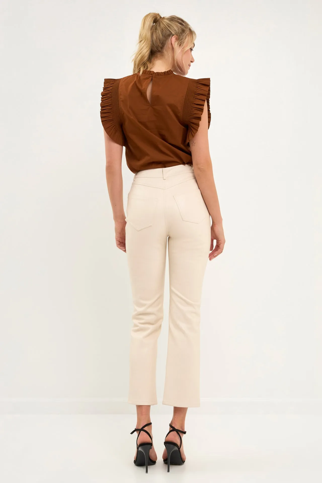 Ruffle Sleeve Top