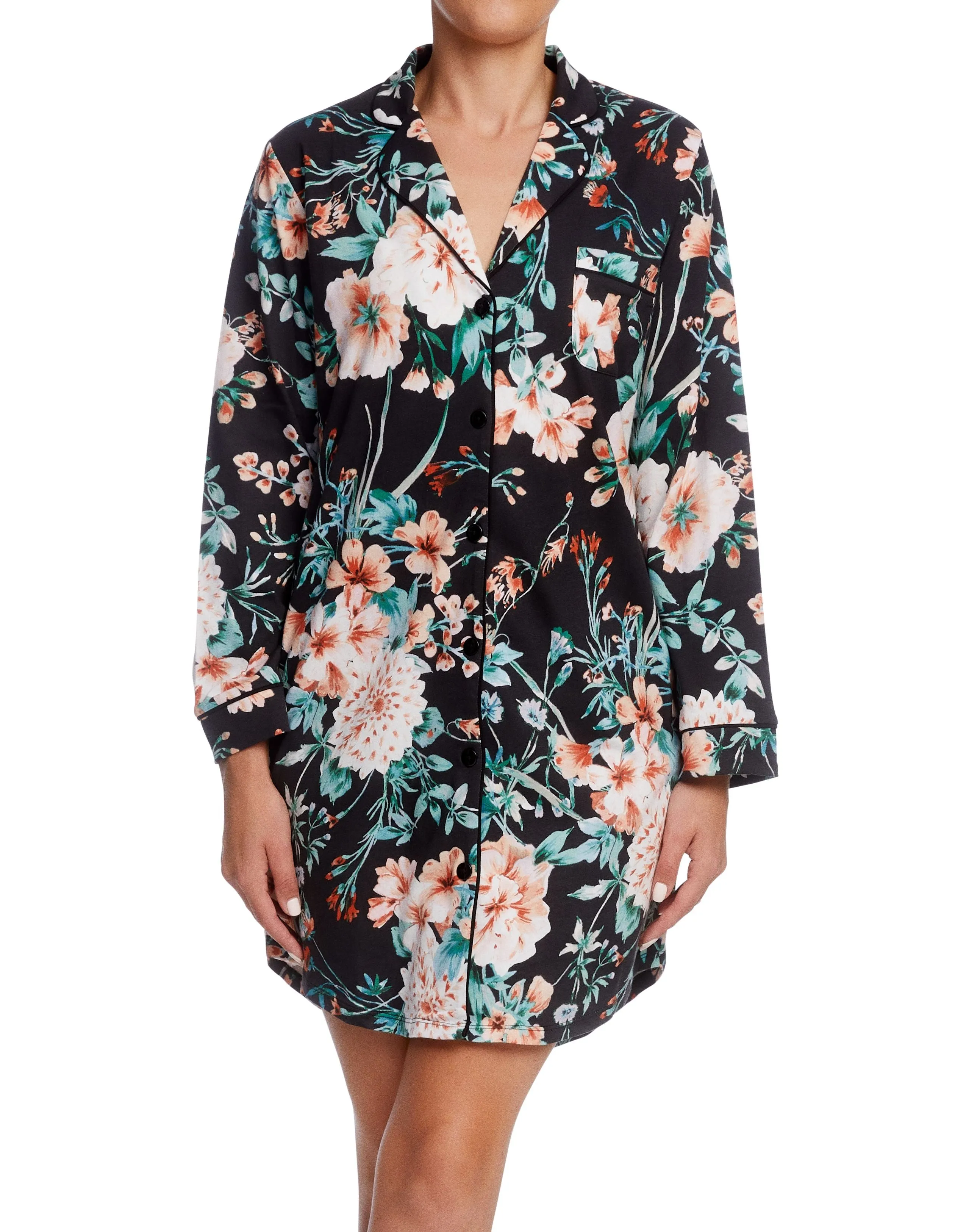Sainted Sister's Sadie Cotton Jersey Long Sleeve Nightie