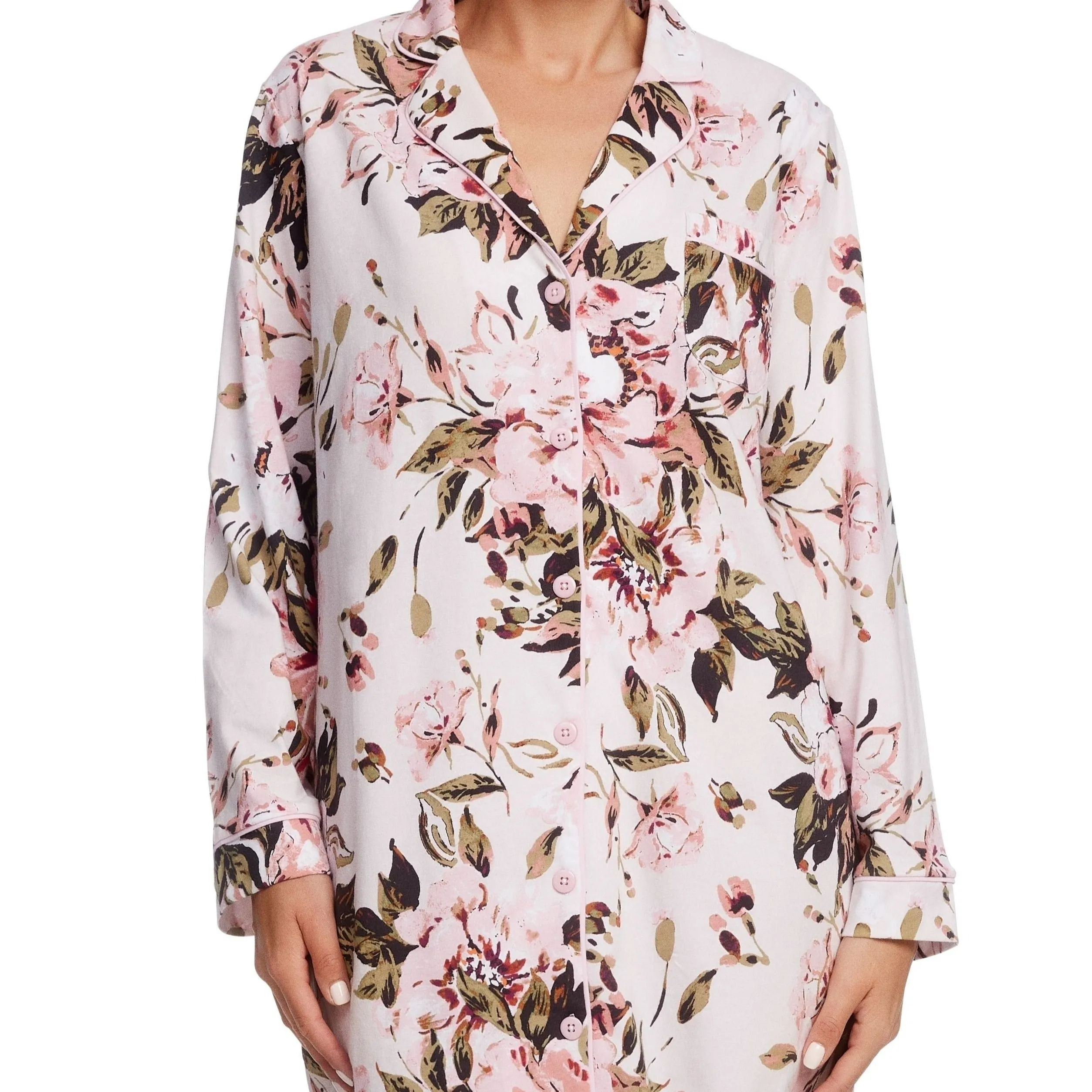 Sainted Sister's Sadie Cotton Jersey Long Sleeve Nightie