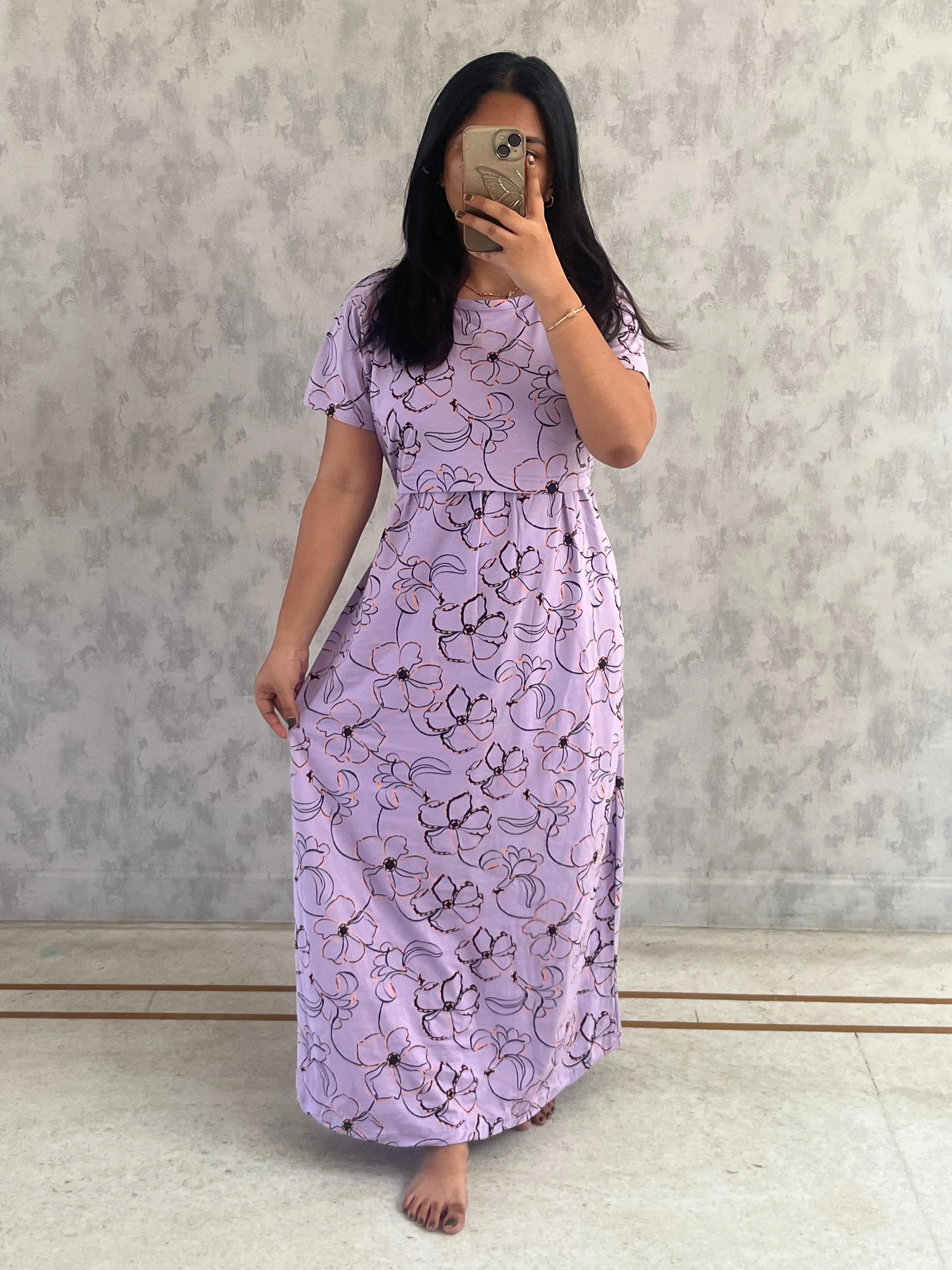 Samiksha SoftCotton Full Length Maternity Loungewear