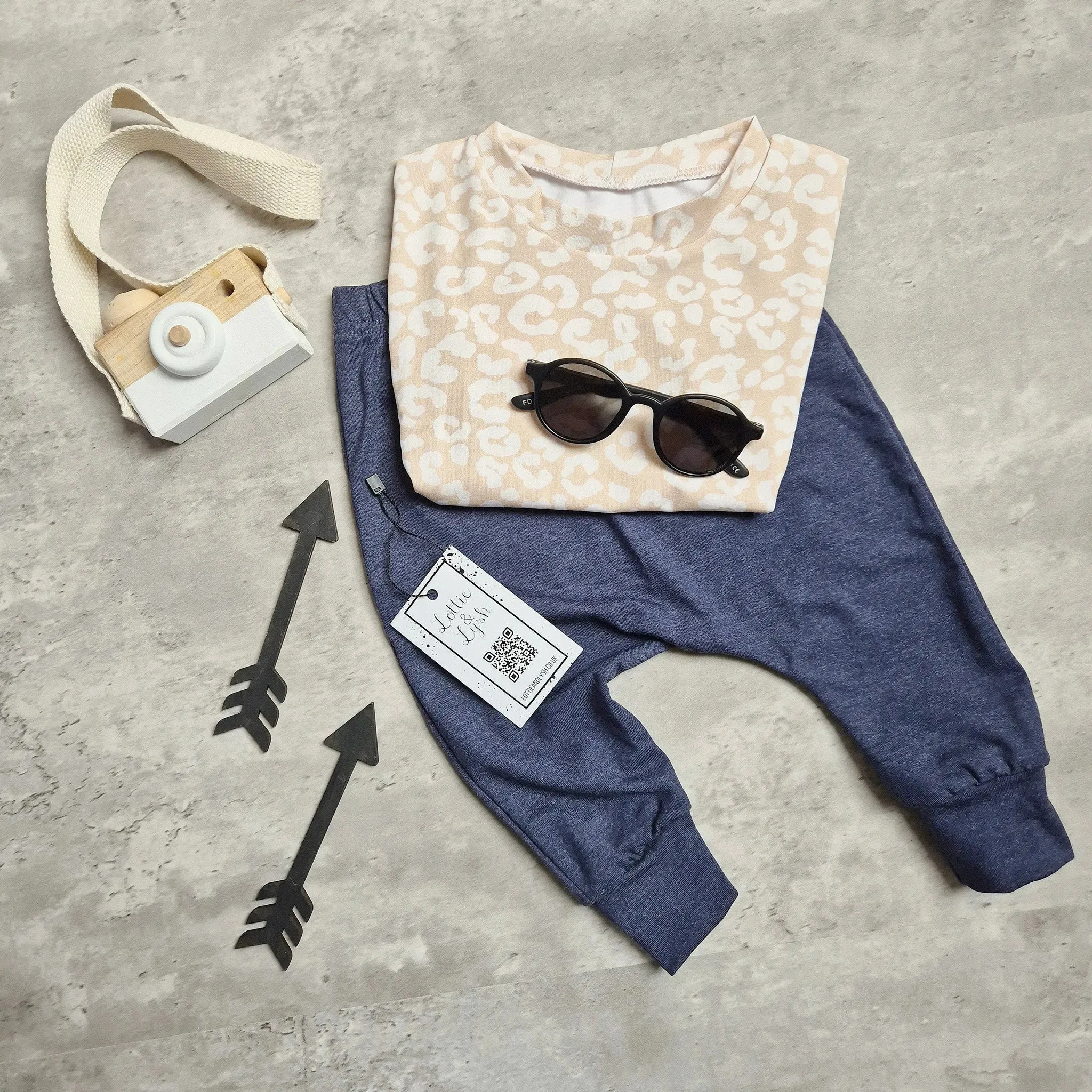 Sand Leopard Baggy T-Shirt