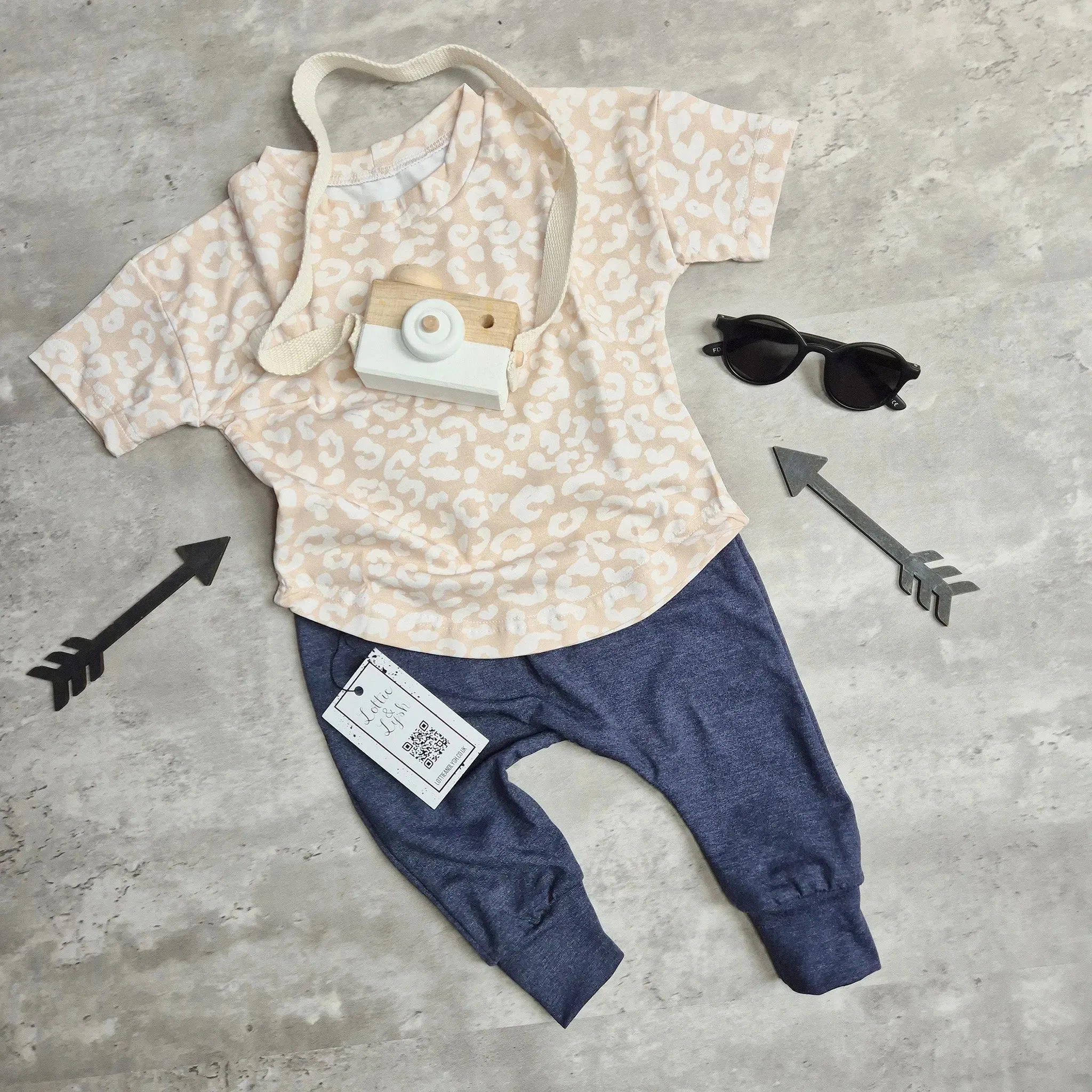 Sand Leopard Baggy T-Shirt