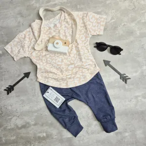 Sand Leopard Baggy T-Shirt
