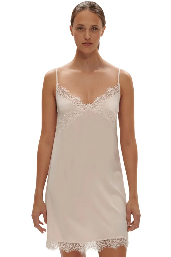Satin Secrets Nightdress - Cream