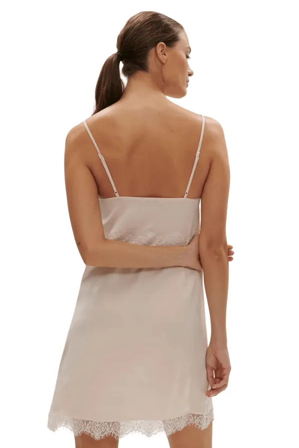 Satin Secrets Nightdress - Cream