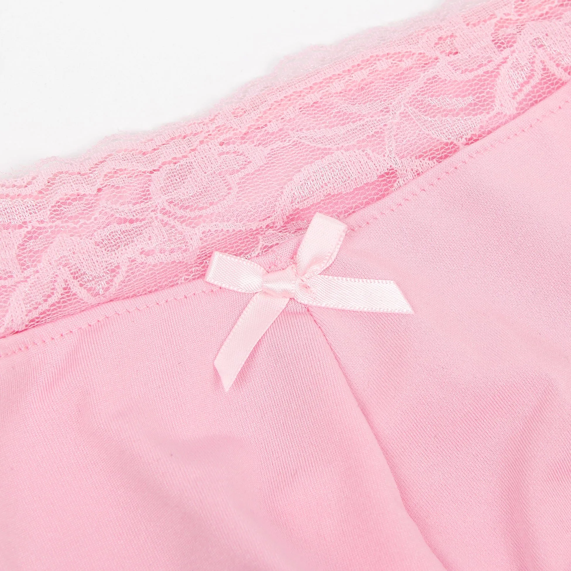 Scandals Men Pink Sissy Lace Bra Set - Sensual and Sophisticated Lingerie