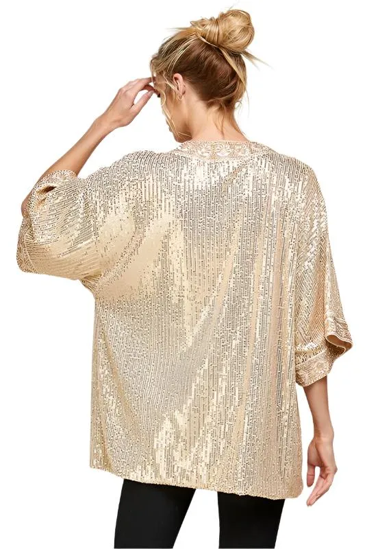 Sequin Kimono
