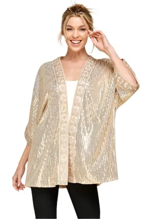Sequin Kimono
