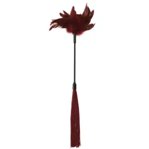 Sex and Mischief Enchanted Feather Tickler: Unveil a World of Sensual Tease and Tempting Torment in Burgundy