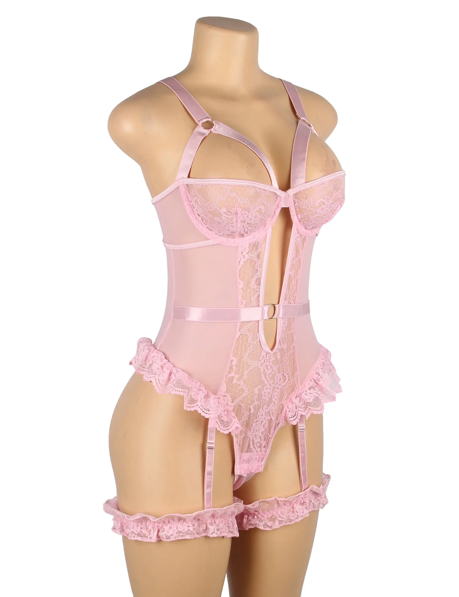 Sexy Egypt Slim Lace Garter Leg Ring Teddy